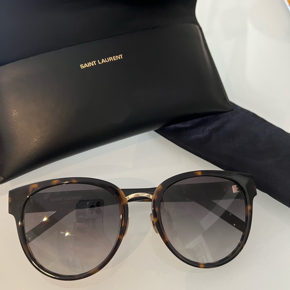 Saint Laurent tortoiseshell sunglasses